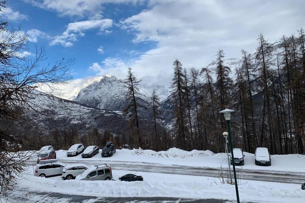 Studio 1600 Pied Des Pistes Avec Magnifique Vue Puy-Saint-Vincent Exterior foto